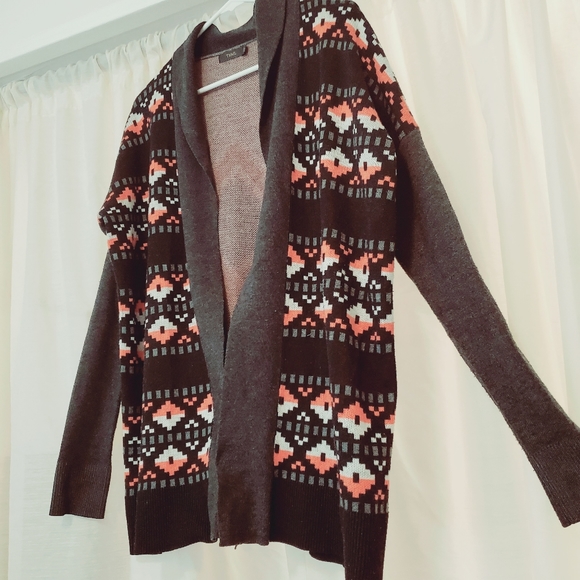 🌹THML Southwestern Open Sweater Cardi - Picture 2 of 5